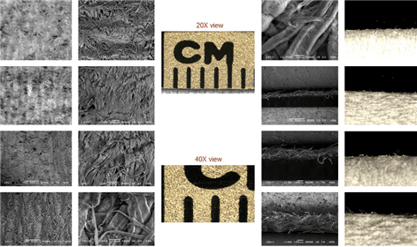 Figure 3. Phase 1 Results:  A number of photographs from which we selected those most “visually vocal” types of photographs that show relationship to quantifiable parameters.