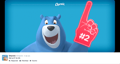 A captivating image posted on Charmin’s Twitter page.