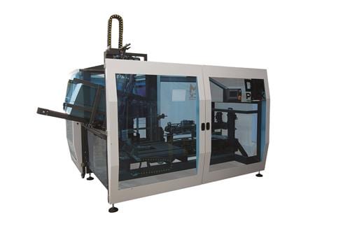 The company’s side and top load case packer machine Geos