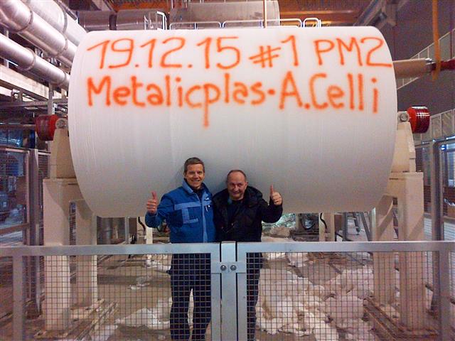 The start-up team at Metalicplas's plant in Romania 