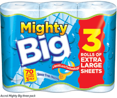 Accrol Mighty Big three pack