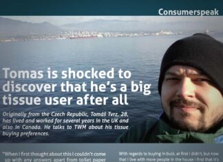Tomas is shocked to discover that he’s a big tissue user after all