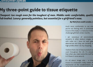 My three-point guide to tissue etiquette