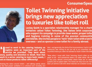 Toilet Twinning initiative brings new appreciation to luxuries like toilet roll