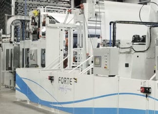 “US TISSUE IS GROWING AT 1-2%… WE ARE GROWING IN EXCESS OF 20% A YEAR.” Modernising process: the Green Bay-based company has two sites with 75,000sq ft of manufacturing and 40,000sq ft of warehouse, converting around 20,000-30,000tpy.