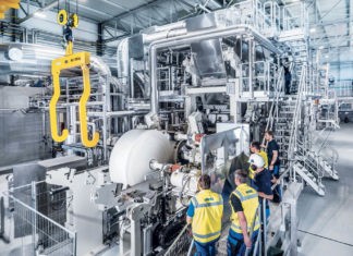 Andritz launches PrimeLineVRT – Vertical CrescentFormer Advance in dry crepe tissue: Andritz’s new tissue machines PrimeLineVRT with its Vertical Crescent Former enhancing dewatering of the fibre web