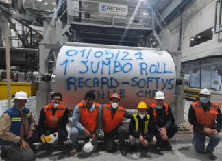 Softys completes PM rebuild Workers at Softy's, Chile