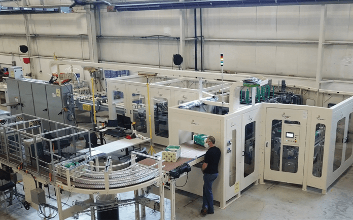 Infinity-supplied packaging line for Monalisa