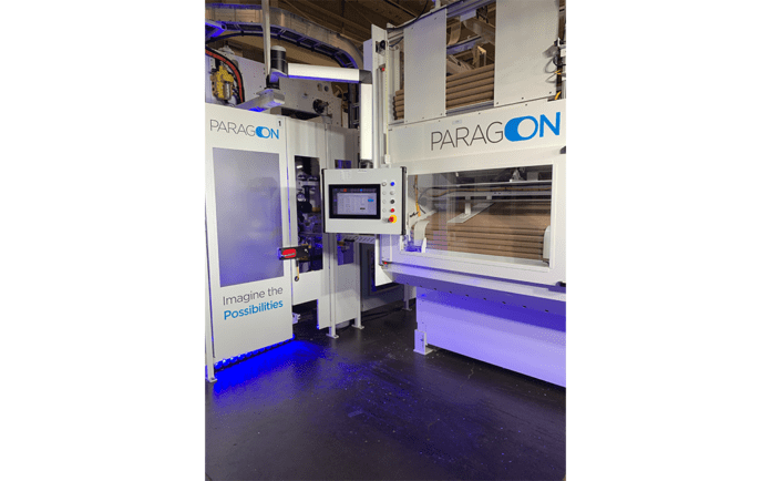 PCMC's patent-pending Paragon rewinder PCMC's patent-pending Paragon rewinder