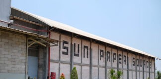Gearing up: The company's 13-acre Sun Paper Source plant in Indonesia; Following the outbreak of Covid-19, the businesses have expanded into new and bigger markets they previously weren't able to get a foothold in.