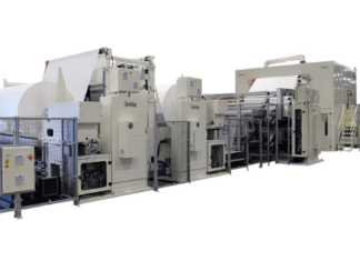 Bretting launches 400 MPM Towel Interfolding line