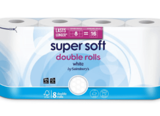 Sainsbury’s innovates own-brand toilet rolls reducing plastic by 30%