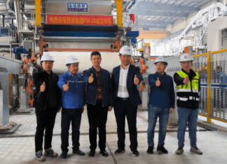 Five Baotuo tissue machines start-up within a week