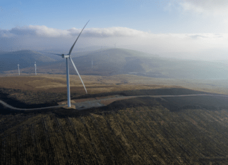 K-C’s 12-turbine wind farm