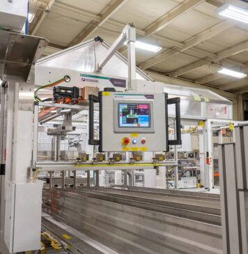 Fully integrated case packing: the 3600 Series excels in high-speed environments