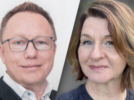 Vladimir Grigoriev, Head of Application Excellence, Packaging & Hygiene Solutions, Americas, Kemira, and Jennifer Riser, Principal Scientist, Product Development, Packaging & Hygiene Solutions, Americas. Kemira