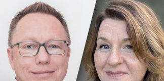 Vladimir Grigoriev, Head of Application Excellence, Packaging & Hygiene Solutions, Americas, Kemira, and Jennifer Riser, Principal Scientist, Product Development, Packaging & Hygiene Solutions, Americas. Kemira