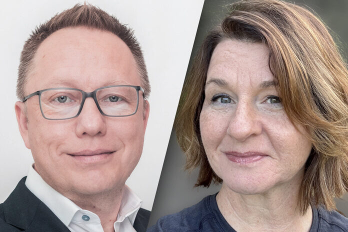 Vladimir Grigoriev, Head of Application Excellence, Packaging & Hygiene Solutions, Americas, Kemira, and Jennifer Riser, Principal Scientist, Product Development, Packaging & Hygiene Solutions, Americas. Kemira