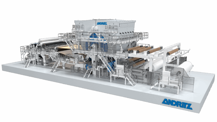 Start-up of Fripa’s Andritz-supplied PrimeLine tissue line is planned for the fourth quarter of 2026