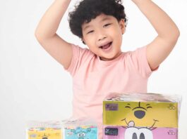 Pictured above and below: Saigon Paper has signed a licensing agreement with the 101-year-old Disney, and the result has been a range of collectable, fun tissue products