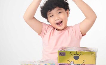 Pictured above and below: Saigon Paper has signed a licensing agreement with the 101-year-old Disney, and the result has been a range of collectable, fun tissue products