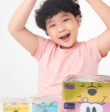 Pictured above and below: Saigon Paper has signed a licensing agreement with the 101-year-old Disney, and the result has been a range of collectable, fun tissue products