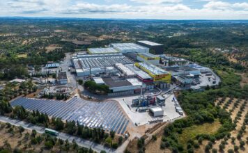 European-first: in 2015, Renova became the first European tissue producer to invest in NTT tissue technology at its facility in Torres Novas (pictured)