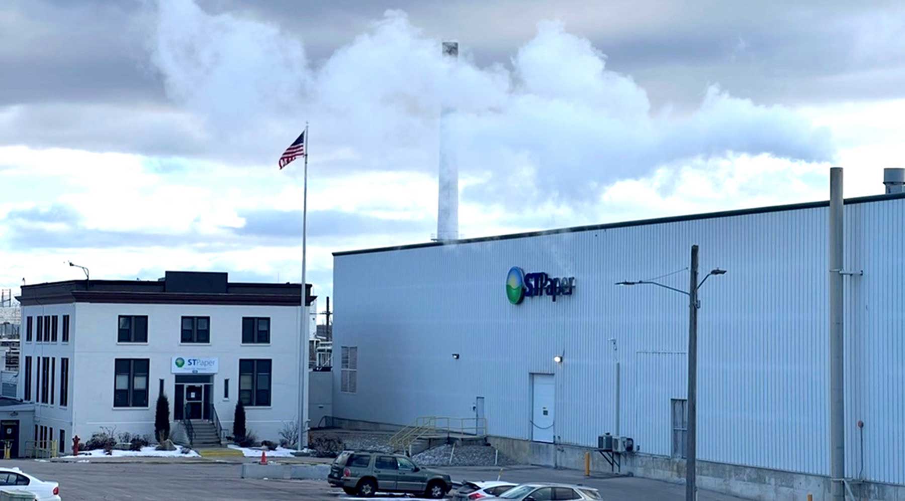 ST Paper Oconto Falls, Wisconsin-based mill: the location where the company was founded in 2007