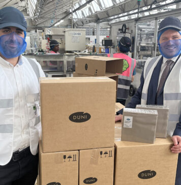 OPERATIONS REPORT: From Northern Powerhouse to European leader – Duni Poppies charts a new era in UK tabletop A transformation built on investment: (L-r) Duni Poppies’ Commercial Director John Fearns and UK Managing Director Robert Thorniley