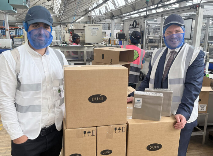 A transformation built on investment: (L-r) Duni Poppies’ Commercial Director John Fearns and UK Managing Director Robert Thorniley A transformation built on investment: (L-r) Duni Poppies’ Commercial Director John Fearns and UK Managing Director Robert Thorniley