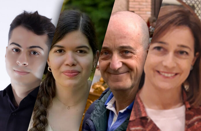 Vitor Batistela, Fluff Product Development Expert, Clara Orozco, Fluff Product Development Technician, Juan Luna, Fluff Product Development Manager, and María Peón, Technical Director of Commercial Area.